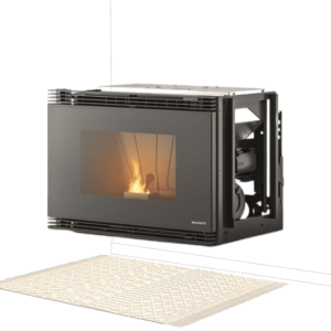 Starfire Inserto A78 Ecofire da Inserimento Ventilazione Frontale Palazzetti Ενεργειακό Τζάκι Pellet